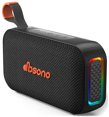 Portable Bluetooth Speaker Wireless: White Elephant Gifts Stocking Black