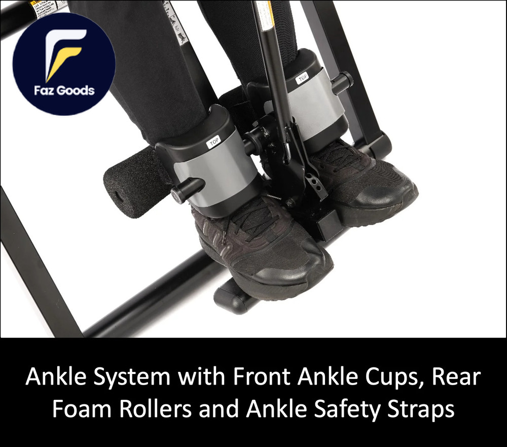 Inversion Table For Back Pain Relief W/ Adjustable Angles & Lumbar Pad Foldable