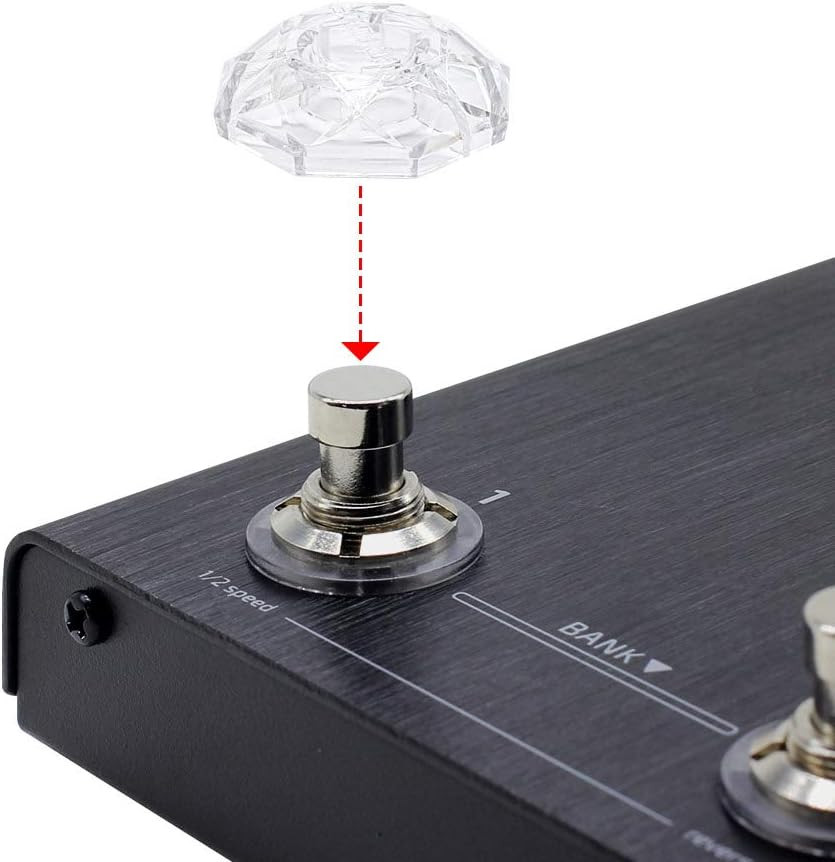 Karat Cap Transparent Cover for Foot Switch Switch Protector Upper Pedal Button