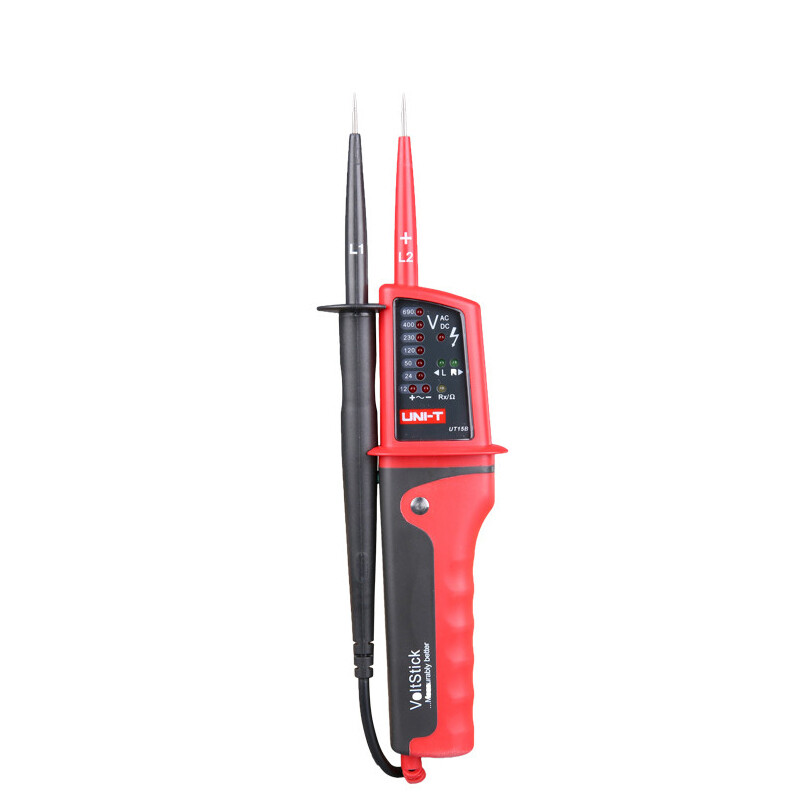 UNI-T UT15C Voltage Tester LED LCD Display AC/DC VoltStick Continuity Test 690V