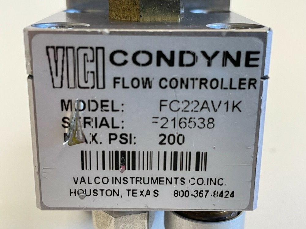 LL14: Vici Condyne Flow Controller FC22AV1K