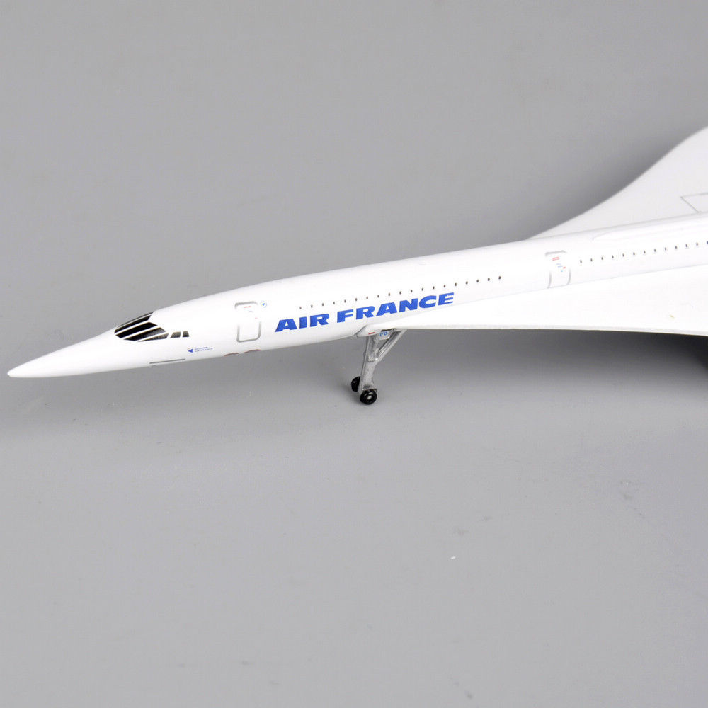 1/400 Concorde Diecast Air France 1976-2003 Aircraft Plane Model Toy Gift