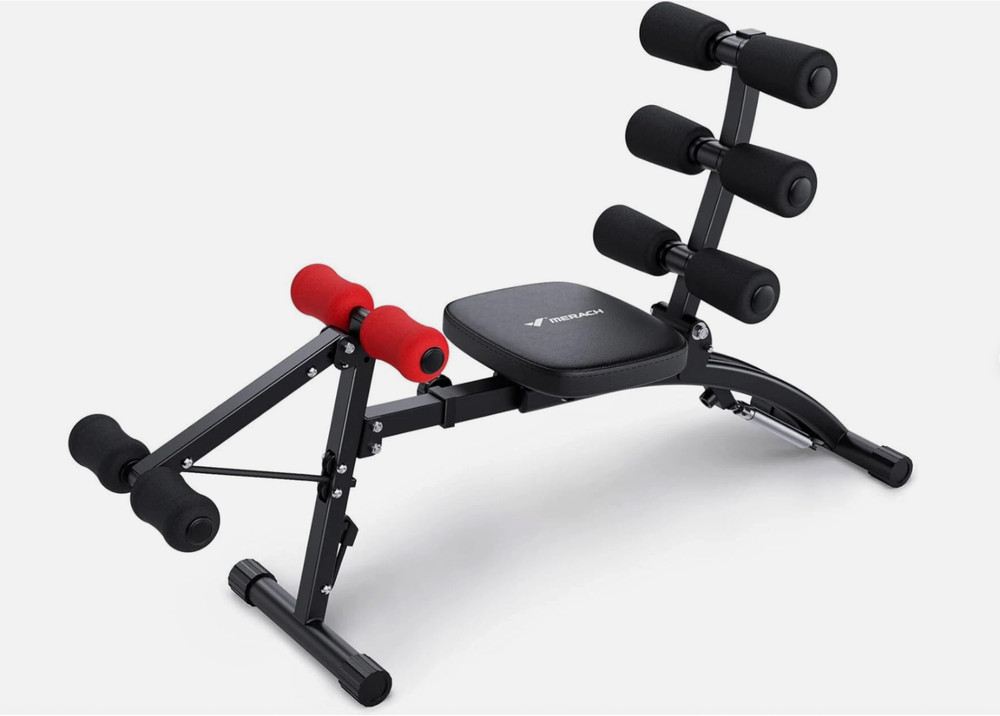 MERACH Multi-Functional Adjustable Ab Trainer Machine Workout Bench for Home Gym