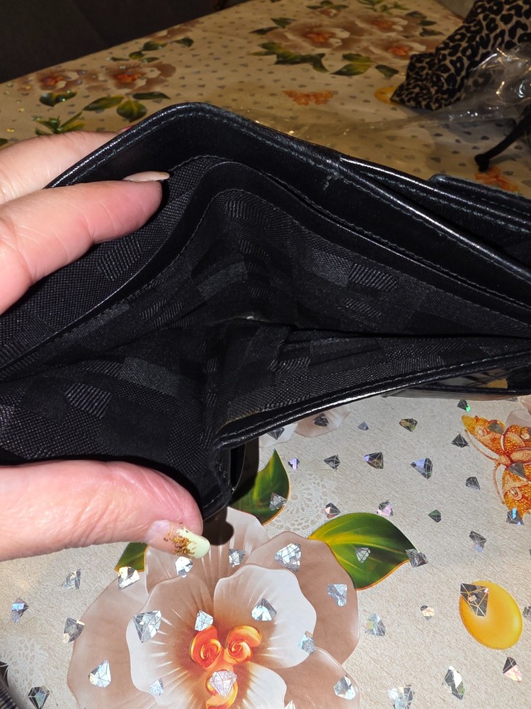 Ballys Black Leather Wallet