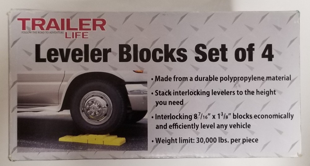 Trailer Life RV Leveling Blocks 4-Pack
