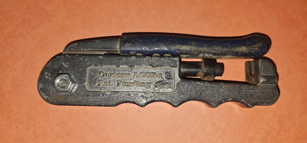 Cable Pro/Digicon Linear Compliant Connector Assembler Tool LCCT-1 USED working