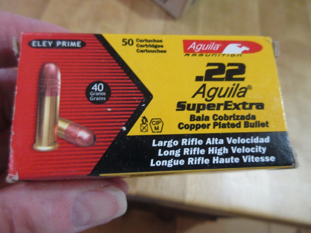 Empty Ammo Box Aguila Eley Prime 22 Super Extra Mexico (w17) #59