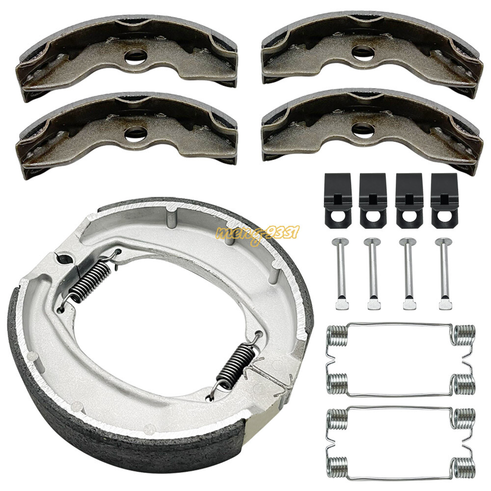 Front & Rear Brake Shoes Kit for 1997-2022 Honda Recon 250 TRX250 TRX250TE/TM