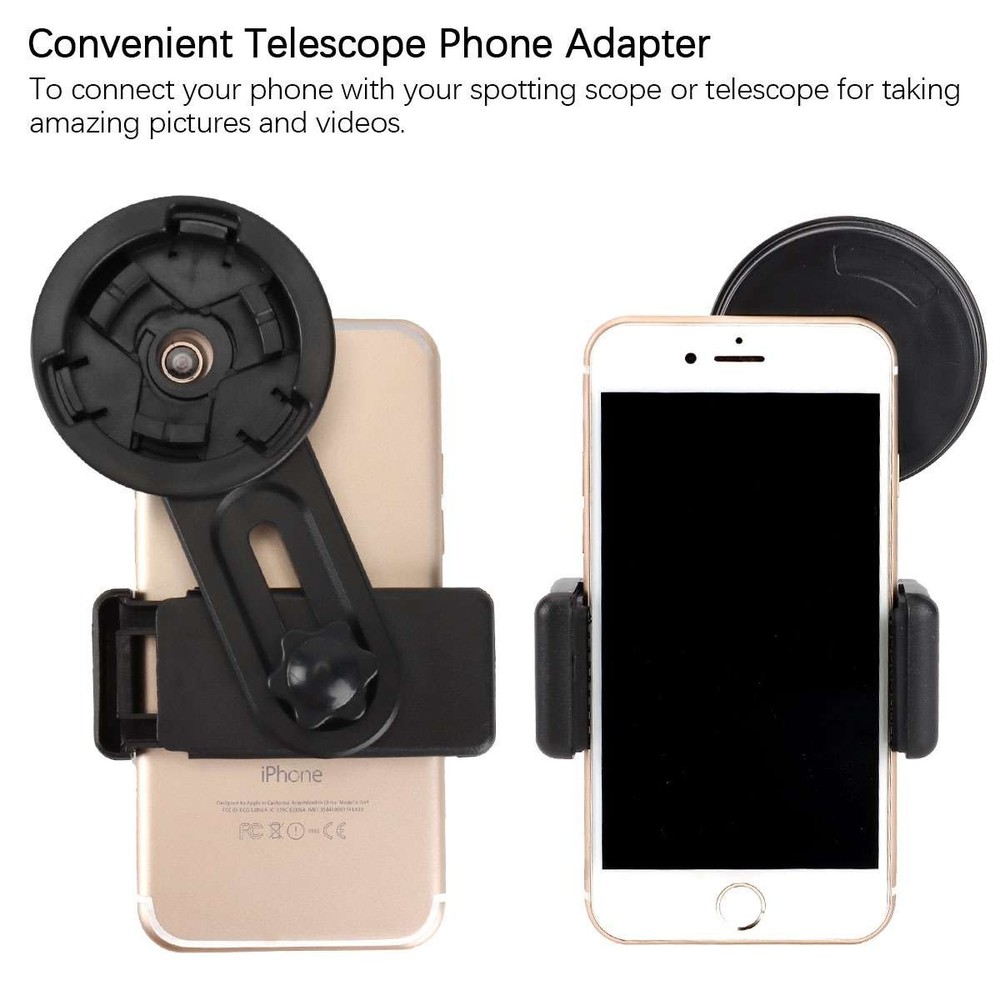 Universal Cell Phone Adapter Mount Binocular Monocular Spotting Scope Telescope