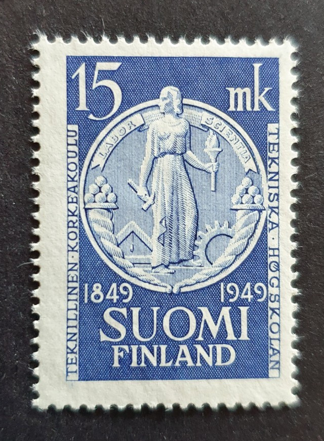 1949 FINLAND SUOMI TECHNICAL HIGHSCHOOL VF MNH