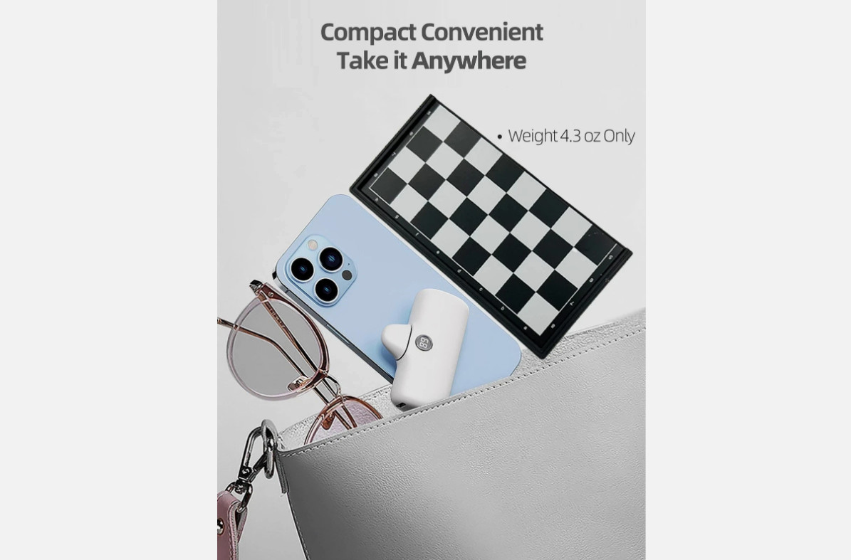 Magnetic Travel Chess Set Mini Portable Folding Board Game Pocket Size 5.9"*