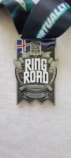 CONQUEROR CHALLENGE MEDAL -  RING ROAD - VERY NICE !!