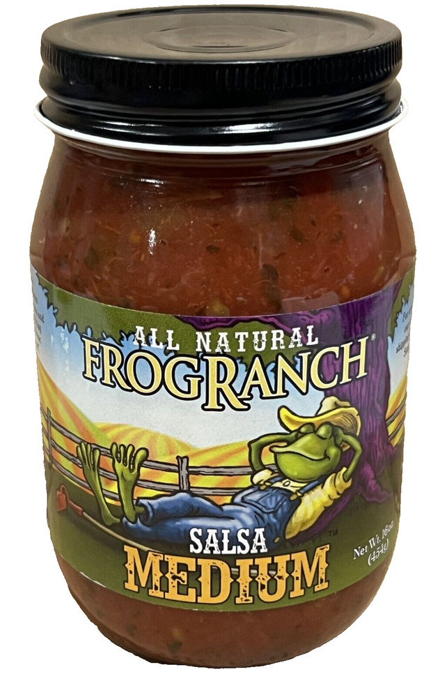 Frog Ranch All Natural Medium Salsa 16 oz