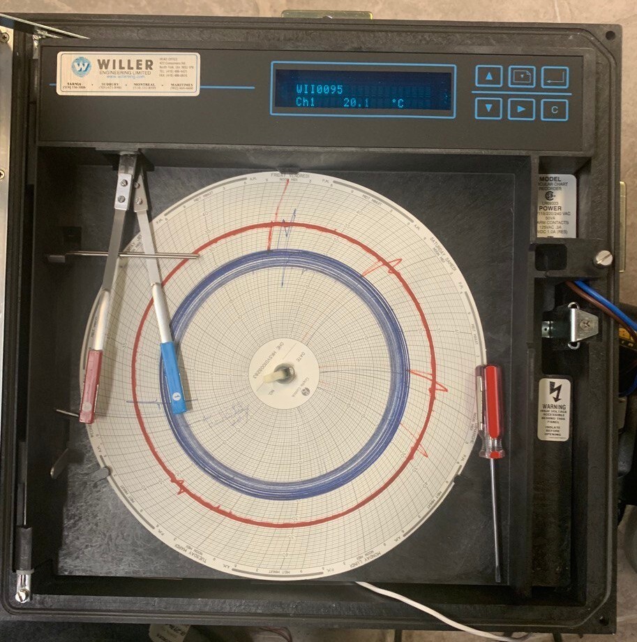 WILLER CHESSELL CIRCULAR CHART RECORDER