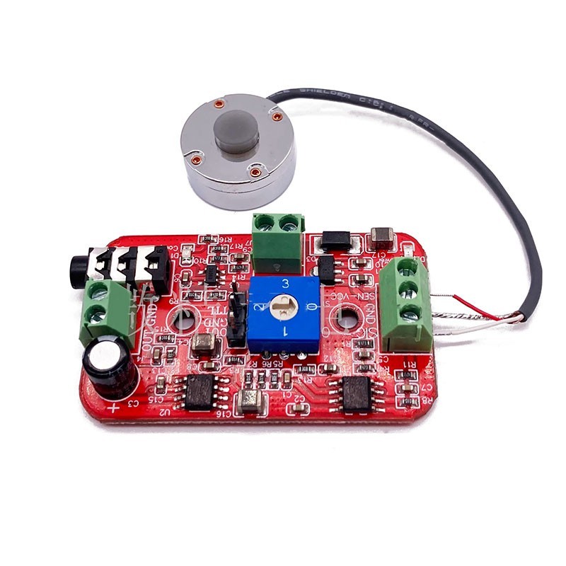 Vibration Sensor PVDF Sensor +Power Amplifier Board for Stethoscope Body Sounds