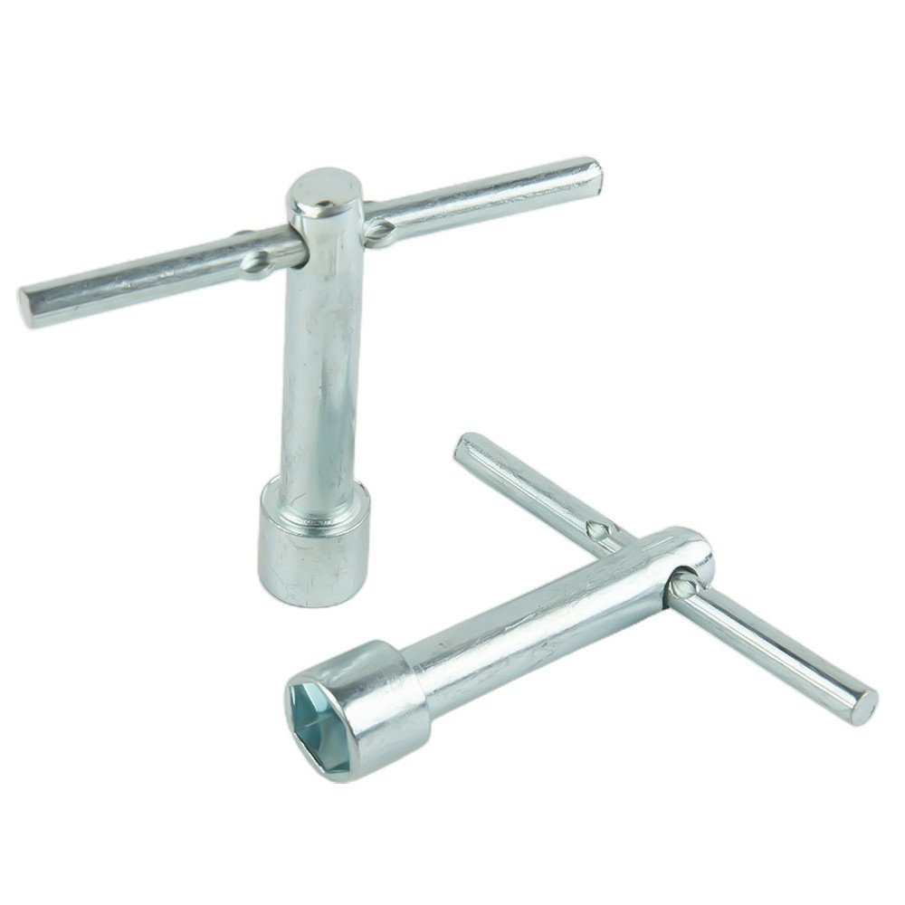 2x 10mm Hex Socket Wrench T-Shape Handle Deep Nut Driver Steel Hand Tools New