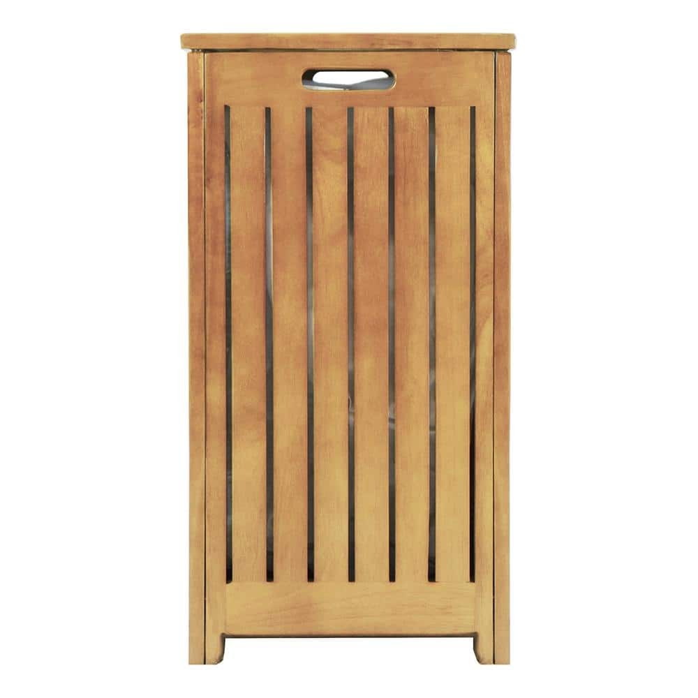 Spa-Style Bamboo Laundry Hamper