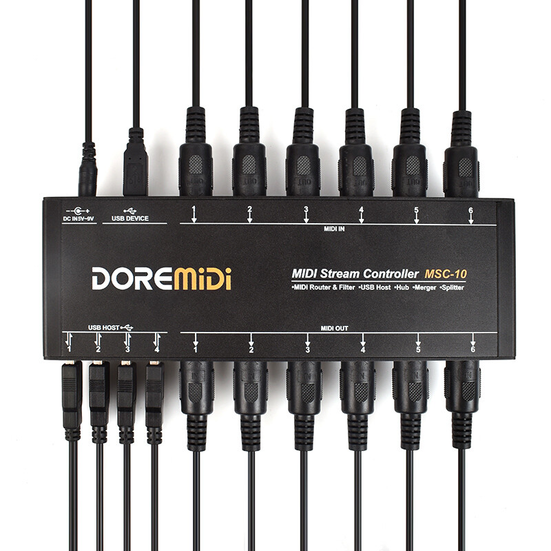 DOREMiDi MIDI Stream Controller MSC-10 Route and Filter MIDI Messages