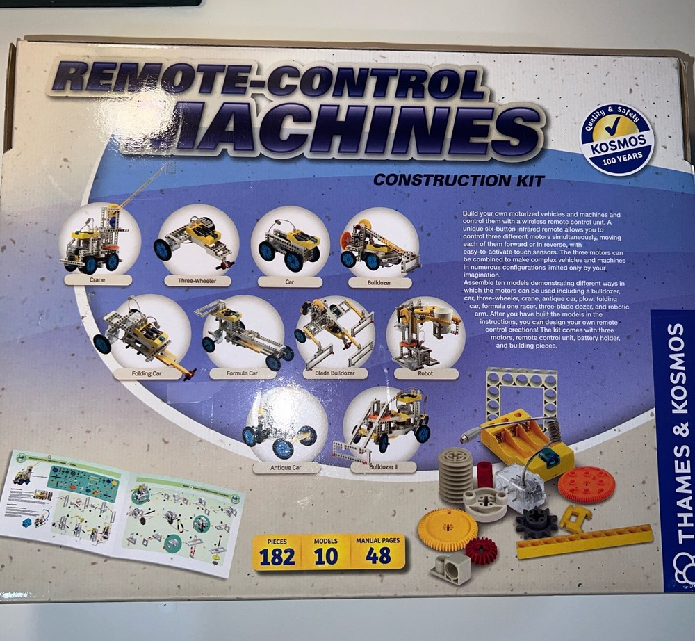 Thames & Kosmos Infrared Remote Control Machines Construction Kit 10 Models