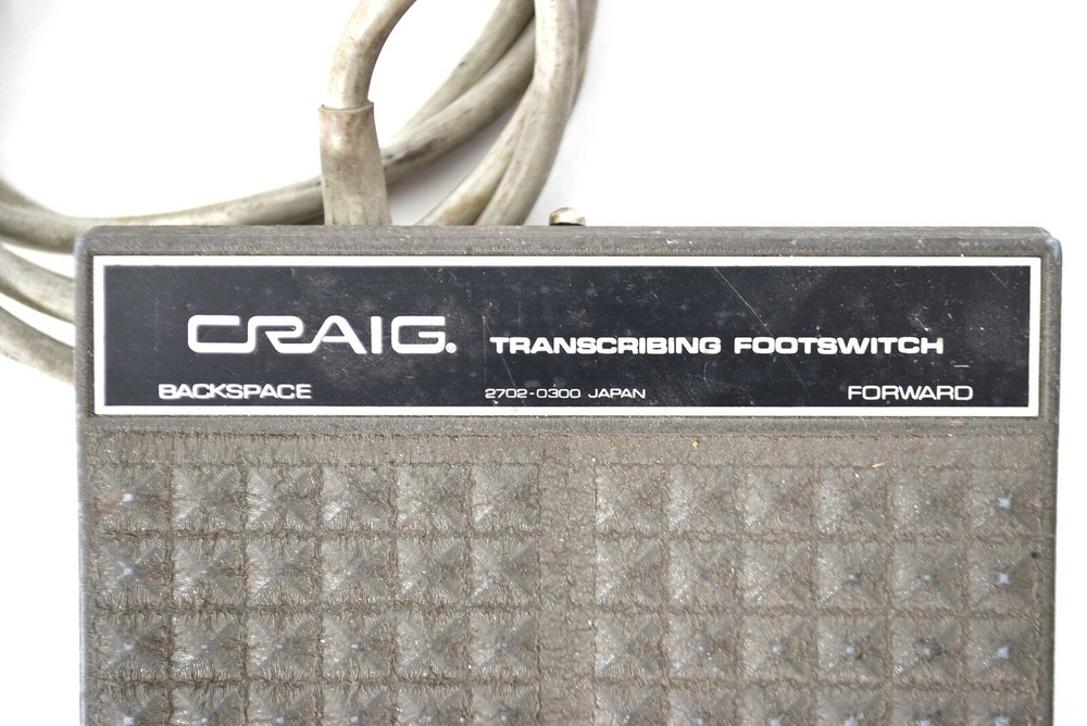 Craig transcriber foot switch foot pedal