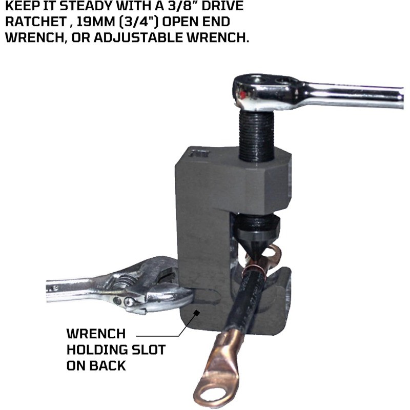 B7946 3-Point Mini Wire & Cable Crimper