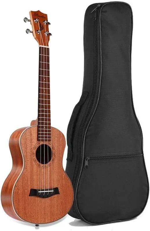 21in Ukulele Case, Waterproof Durable Ukulele Padded Bag with Adjustable Stra...