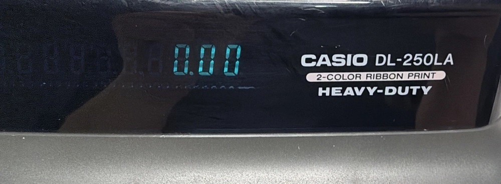 Casio DL-250LA Heavy Duty Printing Calculator Adding Machine Tested