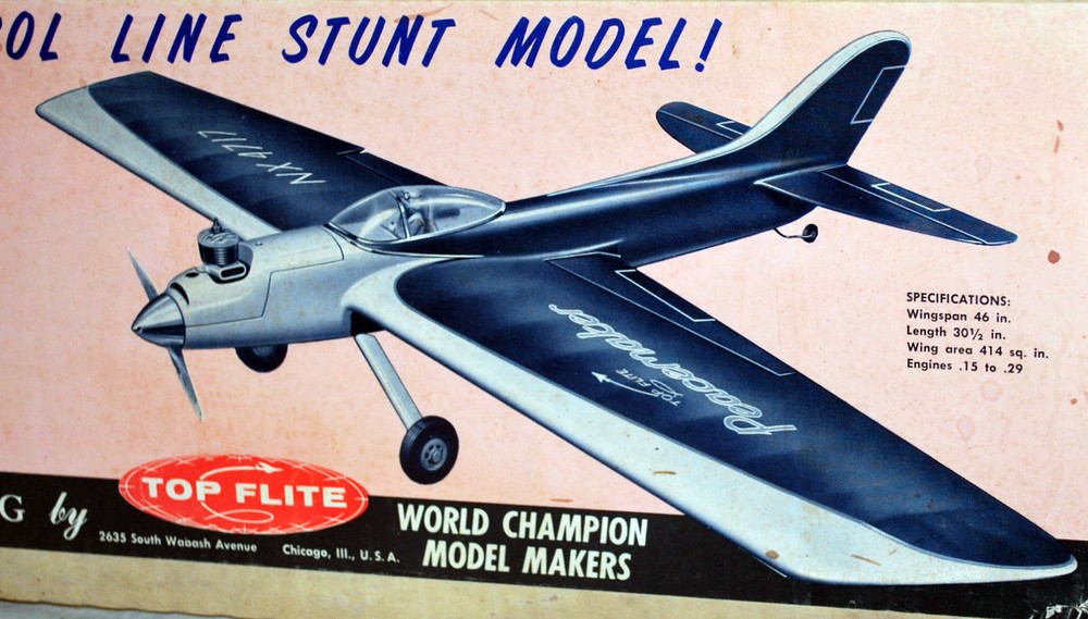Two Aldrich PEACEMAKER PLANS + CONSTRUCTION ARTICLE for UC Stunt Model Airplane