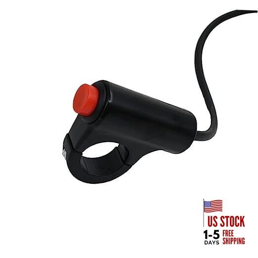 7/8" 22mm Motorcycle Handlebar Push Button Switch Horn, Stop/Start, Kill,