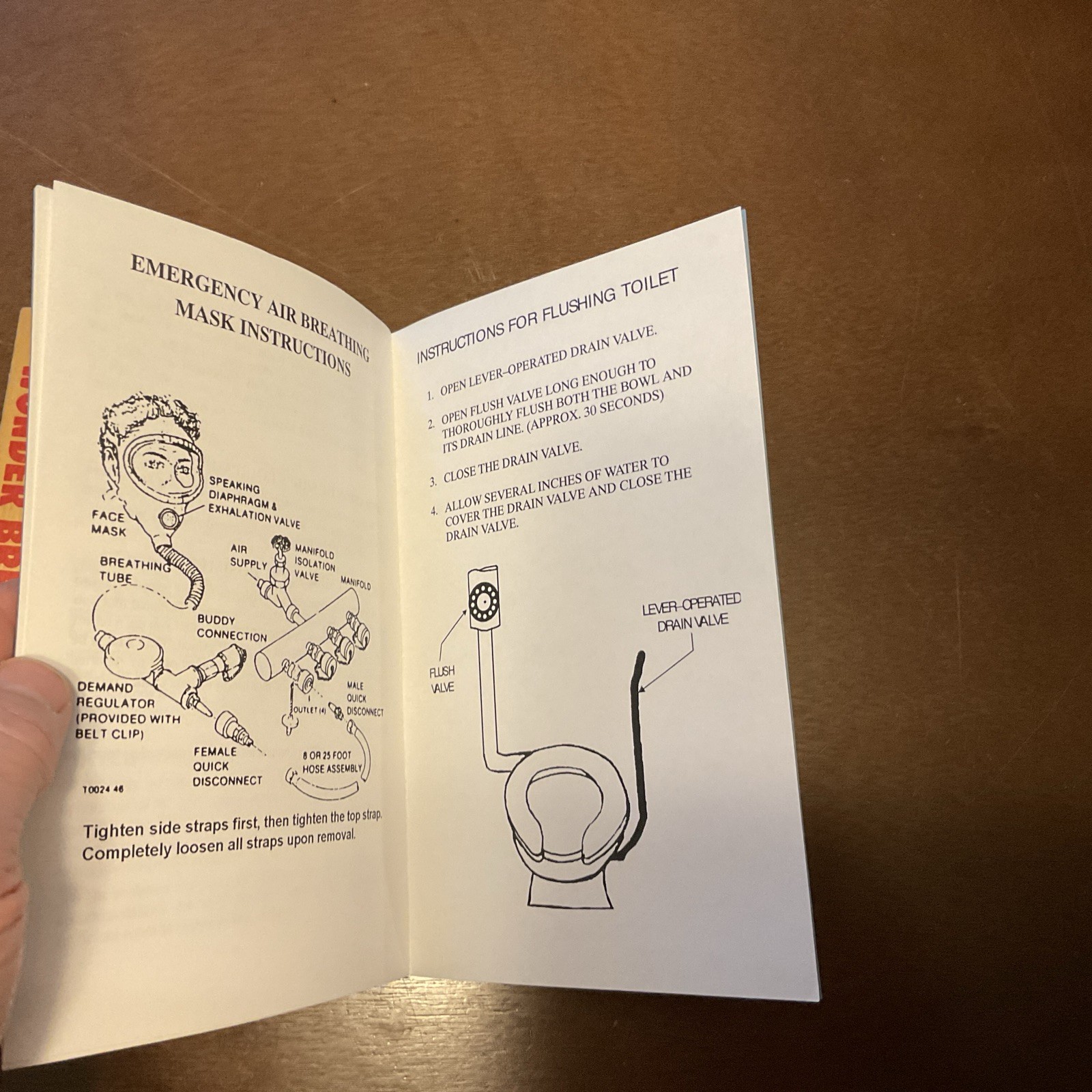 USS TREPANG SSN 674 UNDERWAY SUPPLEMENT VISITORS Handout Pamphlet Vintage