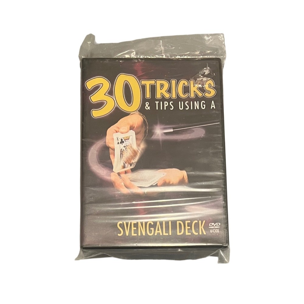 30 Tricks & Tips Using A Svengali Deck DVD and Card Set Magic Makers New