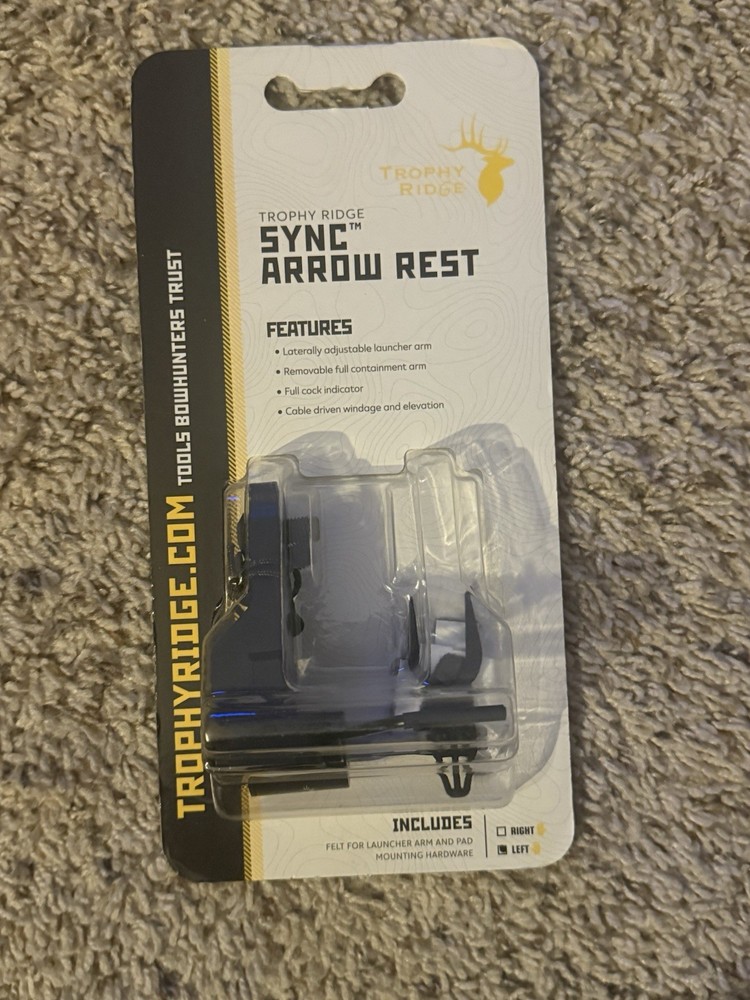 LH Trophy Ridge Sync Arrow Rest