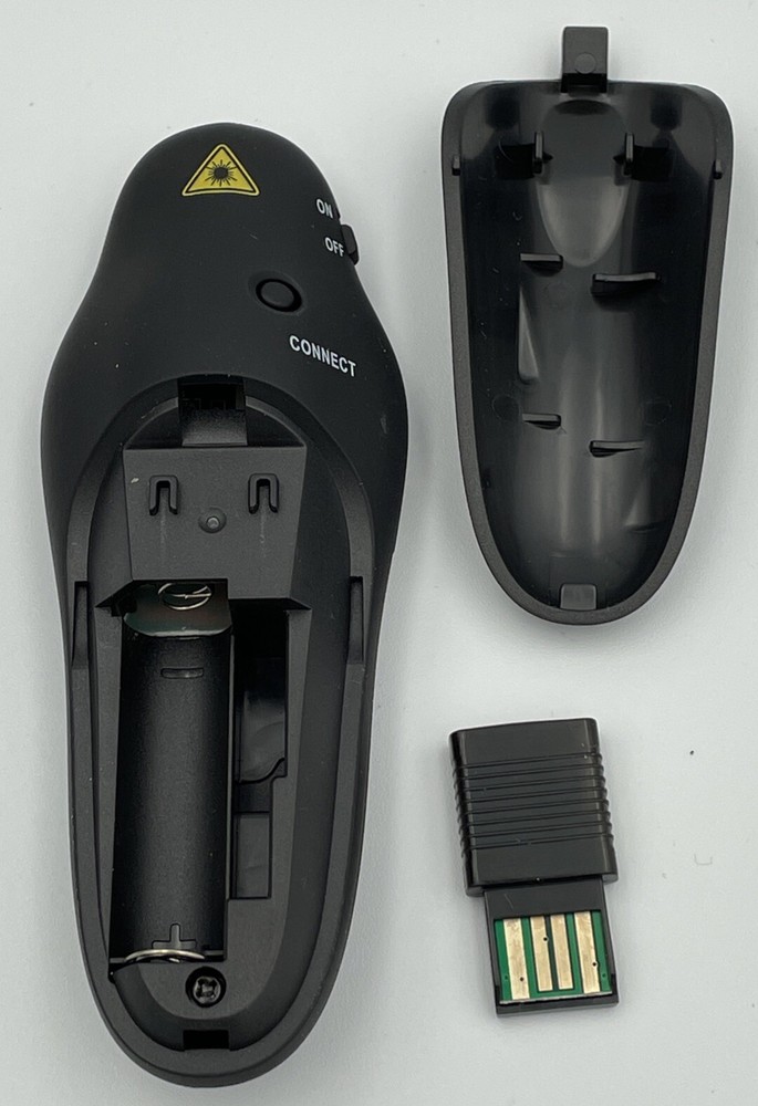 Genuine OEM ZETZ Wireless Presenter Remote Control With USB & Laser Pointer