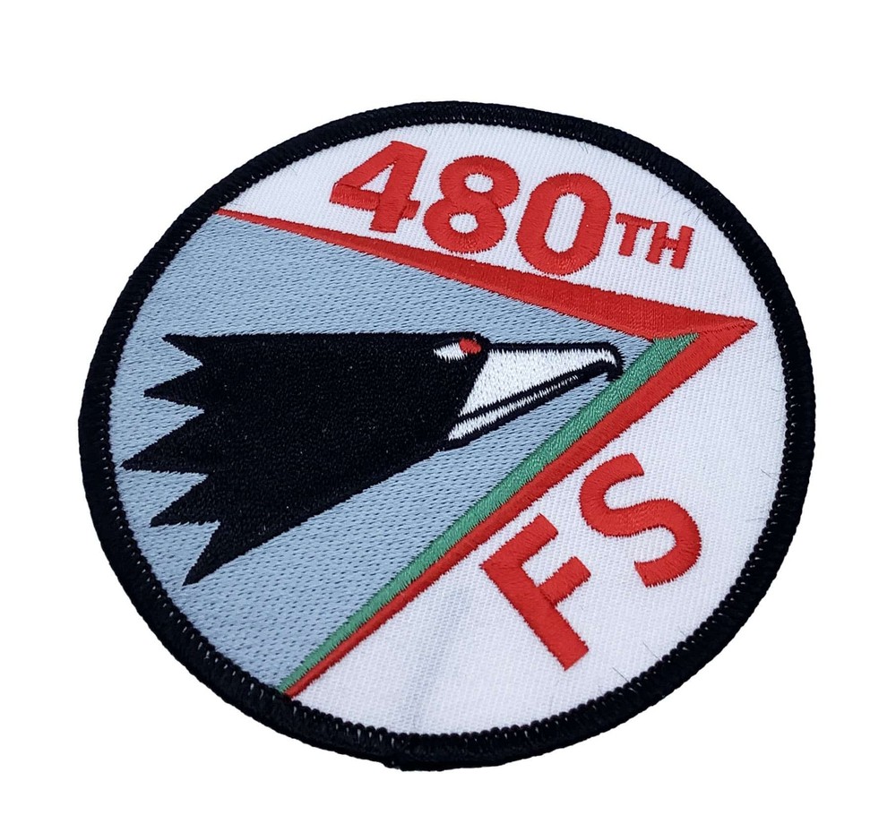 480th Fighter Squadron Patch – With hook and loop
