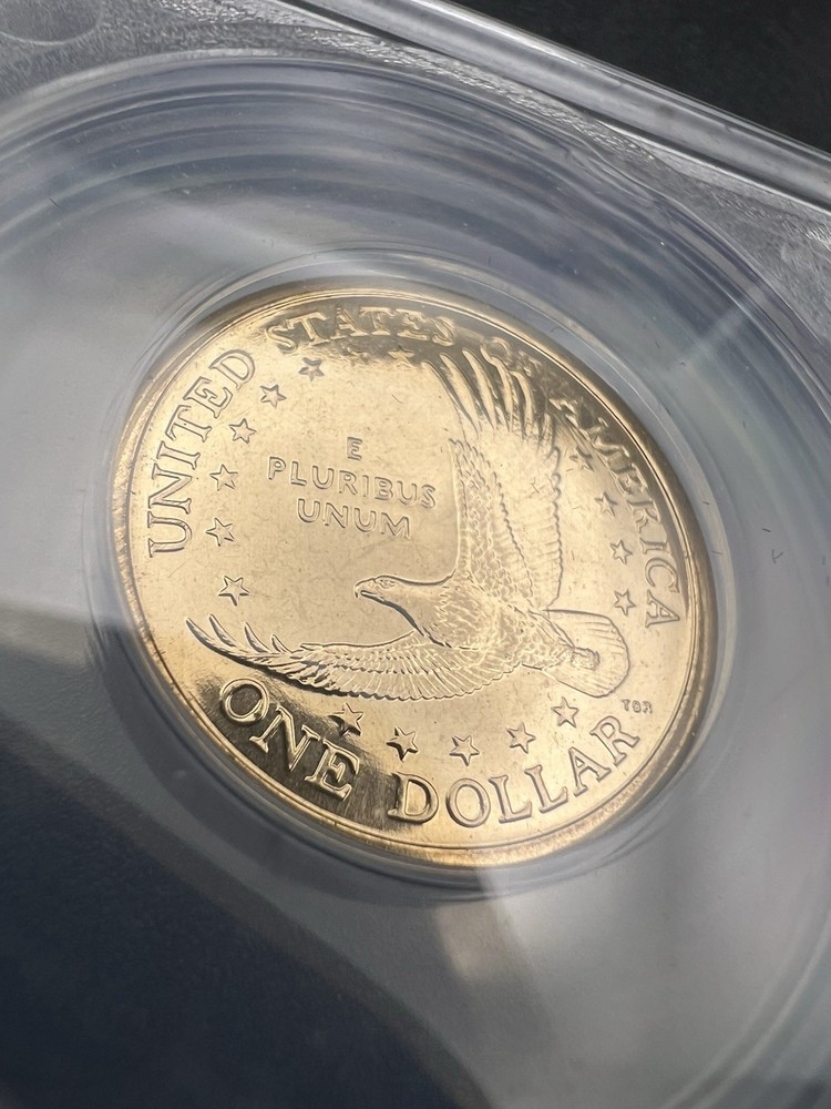 2000-D Sacagawea Dollar Issued Burnished ANACS LIMITED