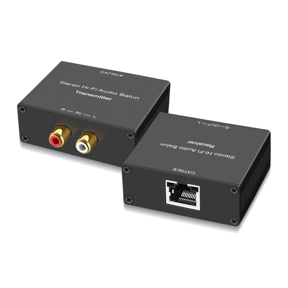 Stereo Hi-Fi Audio Balun, Analog Extender, Extender