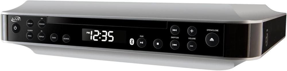 iKBC384S Bluetooth Under Cabinet Radio & CD Player with Remote Control