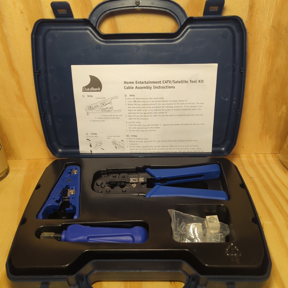 DataShark Digital Cable and Satellite Tool Kit  w Case  PA70007