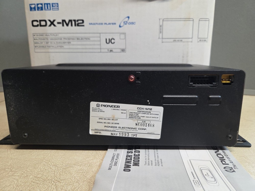 CDX-M12 Multi-CD player 12-Disc/ Compact Disc Magazine