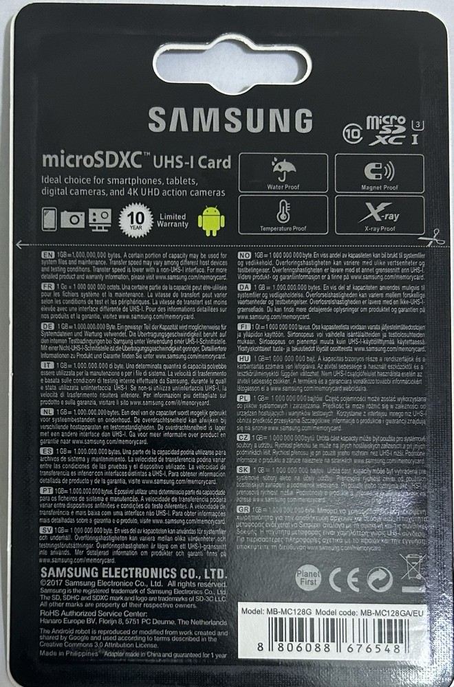 Evo Plus Memory Card , Class 10