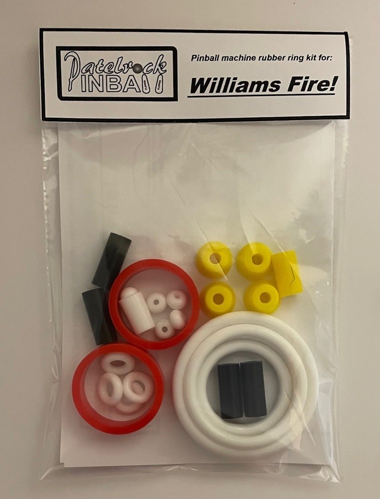 1987 Williams Fire ! Pinball Machine Rubber Ring Kit
