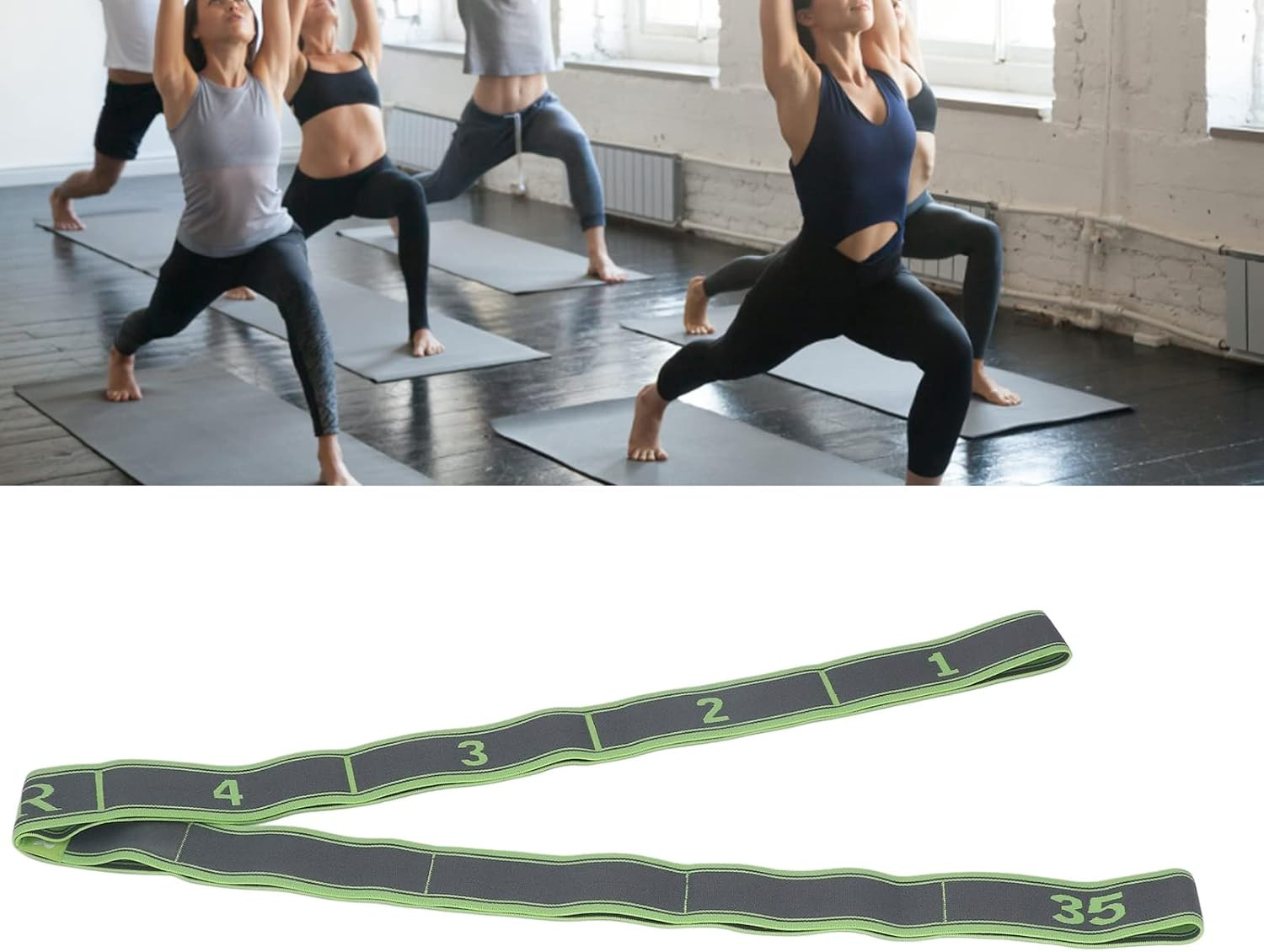 Stretch Band Strap Number Elastic Stretching Strap Exercise Bands Yoga Equipment