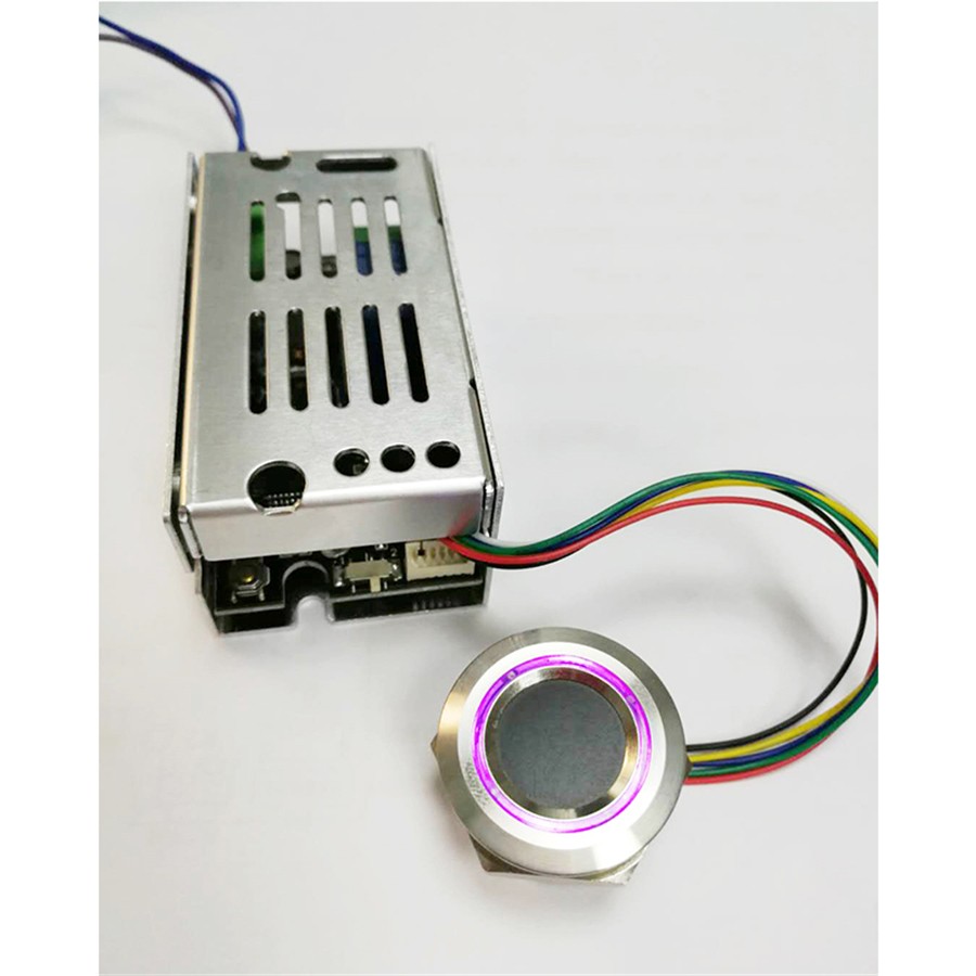 12V Universal Fingerprint Control Board Fingerprint Module LED One Key Start