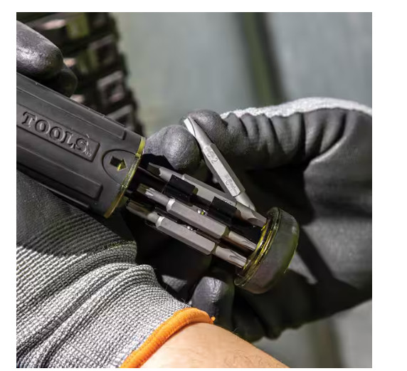 Klein Tools 15-in-1 Multi Bit Screwdriver, Ratcheting