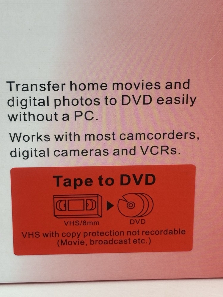 PROTIS Multi-function Media Recorder PT1190 DVD Recorder / Player HDMI USB. NEW