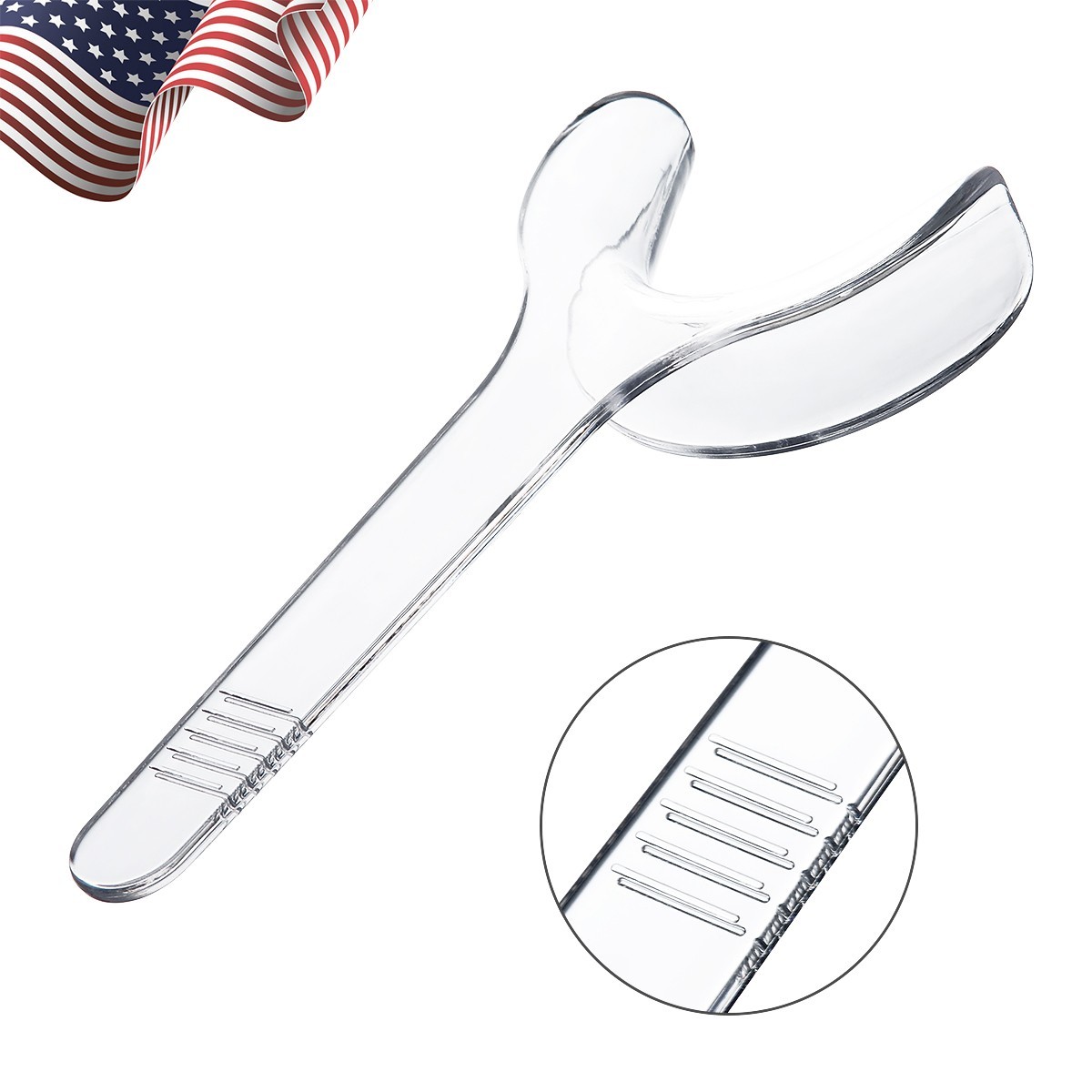 10Pcs Dental Transparent Mouth Opener Lip Cheek Retractor Mouth Spreader