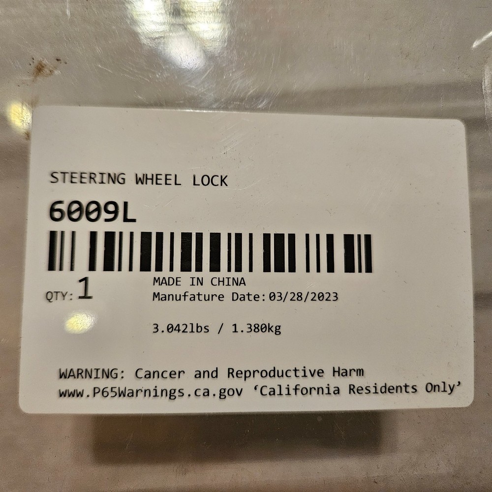 Steering Wheel Lock