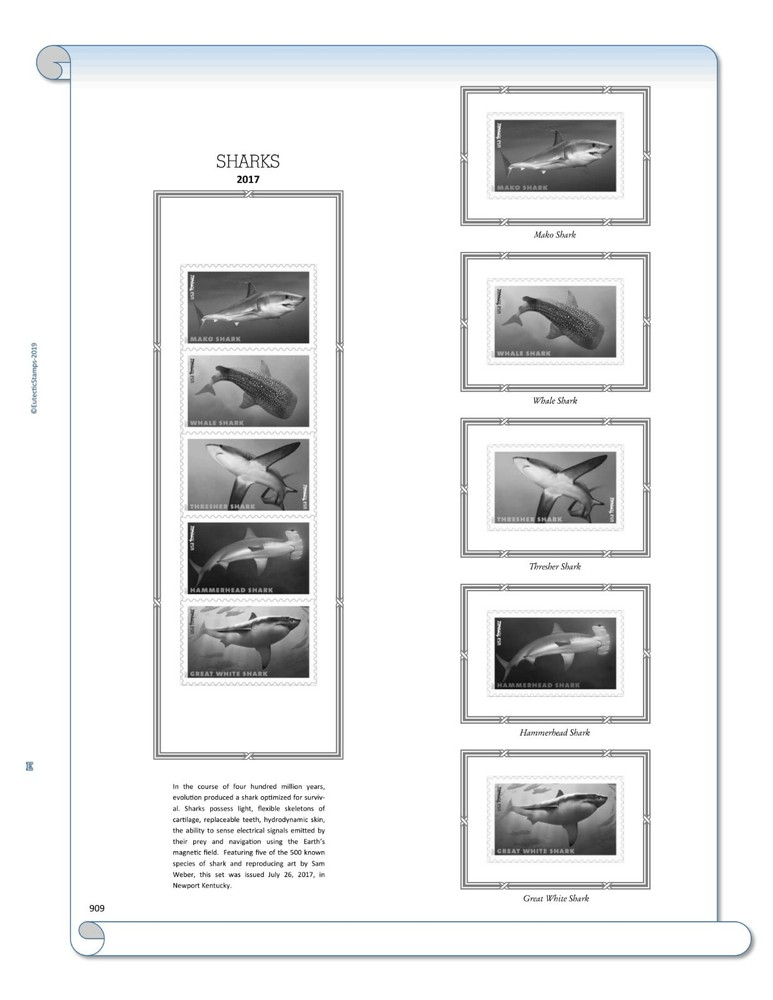 2017 U.S. Commemorative Singles COMPLETE Supplement (White Ace Alternative)