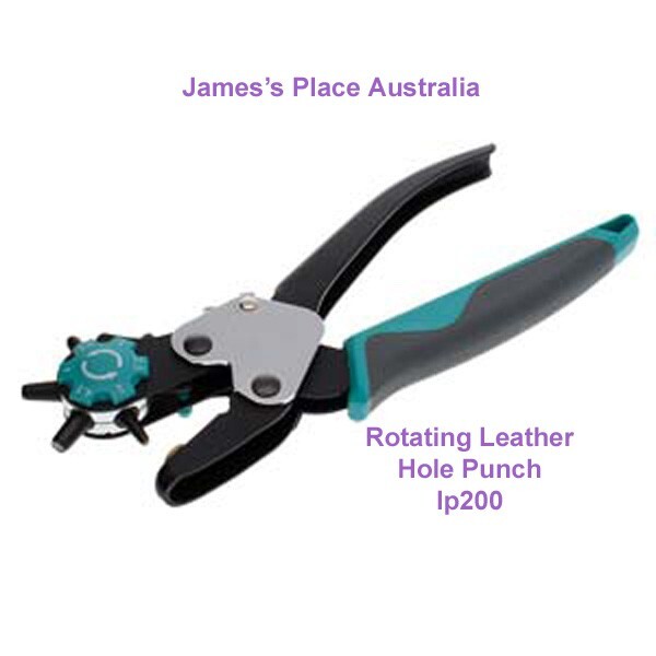 Rotating Leather Hole Punch - 6 hole sizes.