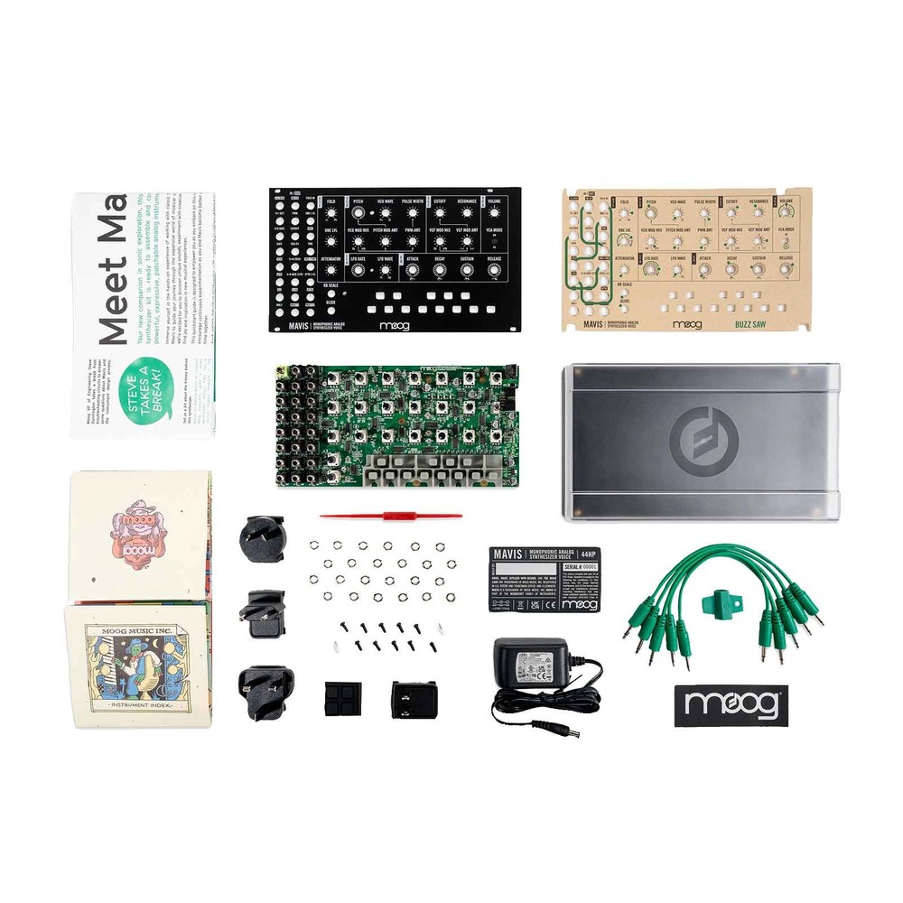 Moog Mavis Analog Synthesizer Kit with Case Package